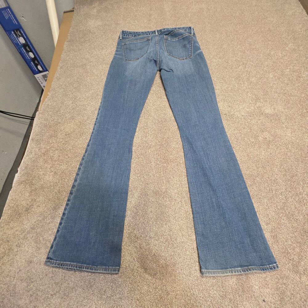 Gap 1969 Sexy Boot Cut Jeans Women's Size 28/6L Light Wash Flare Denim